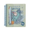 Kras- en schetsboek - Scratch & sketch book Jim & friends 